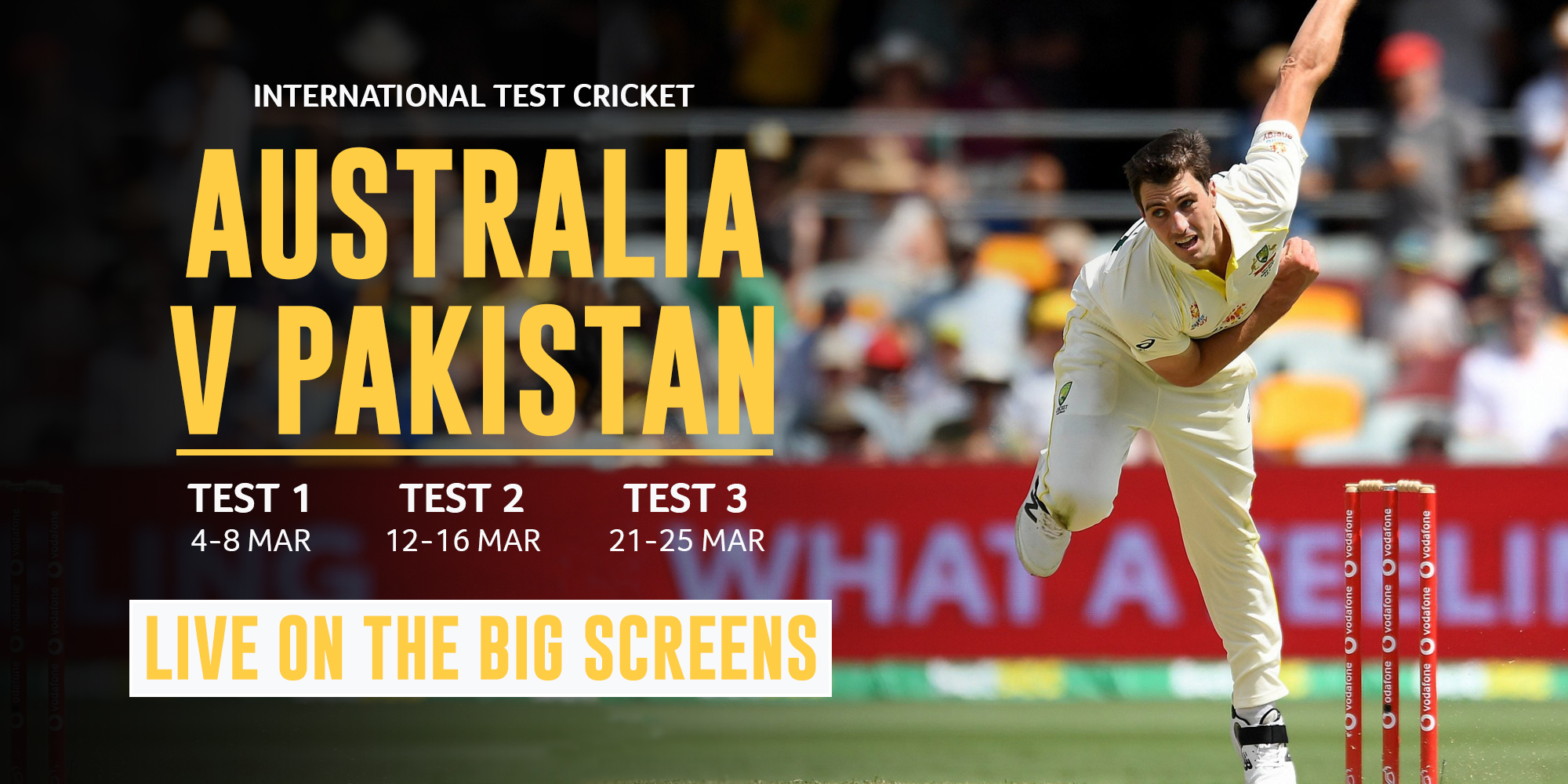 AUSTRALIA V PAKISTAN TEST SERIES EastsKingswood